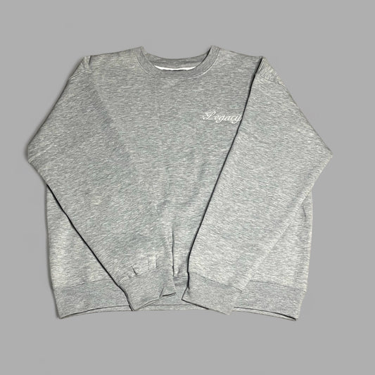 GRAY LEGACY CREWNECK